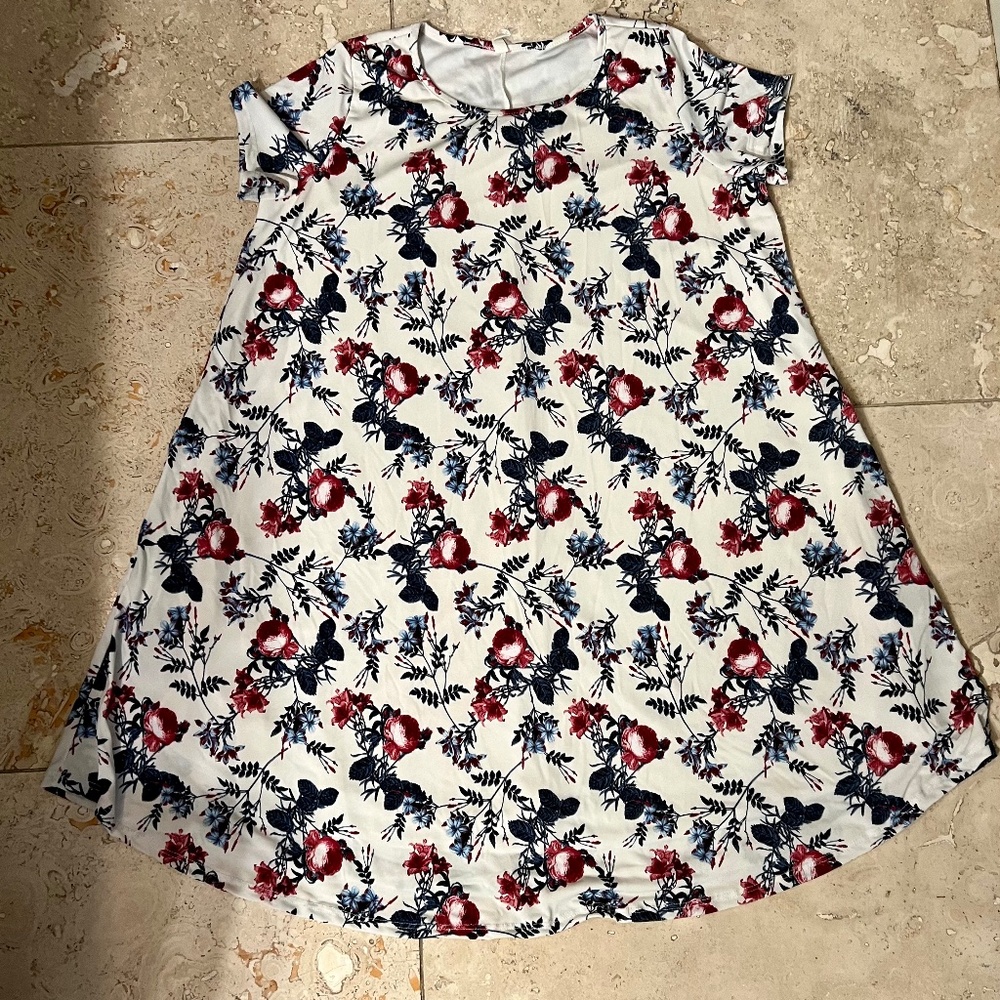 PinkBlush Maternity Floral Swing Maternity Dress